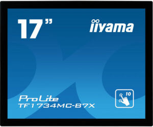 iiyama ProLite TF1734MC-B7X monitor pantalla táctil 43,2 cm (17") 1280 x 1024 Pixeles Multi-touch Negro