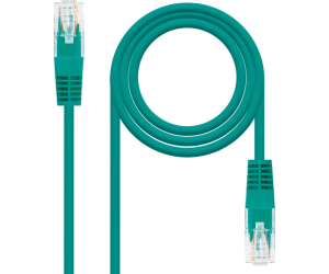 Nanocable Latiguillo RJ45 Cat. 6 UTP 0.5 M Verde