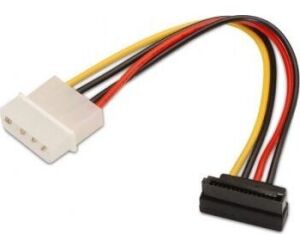 Cable Alimentación SATA Aisens A131-0160/ Molex 4 PIN Macho - SATA Hembra/ Hasta 54W/ 16cm