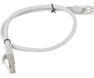 Cable red lanberg latiguillo cat.6 utp 0.5m gris fluke passed