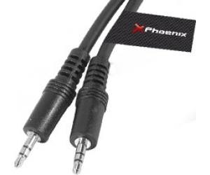 Cable de audio mini jack 3.5 mm m - m estéreo de 5 m