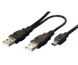 Cable USB A-A M/H 3m.