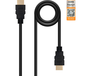 Cable de audio miniJack-2xminiJack M/H 0.2m. Blanco