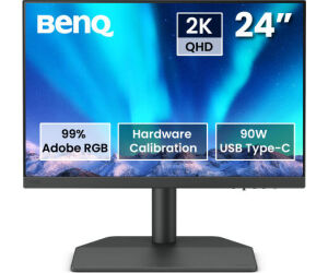 Monitor Para Fotografos Benq Sw242q 24.1” Ips,2k, 2560 X 1600, 16:10, 99% Adobe Rgb, 98% P3, CalibraciÓn, Usb-c 90w, TÜv, Lut 3d 16 Bits, Hdr10.