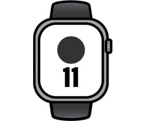 APPLE WATCH SERIES 11 CAJA GRIS ESPACIAL GPS 46mm CORREA NEGRA S/M