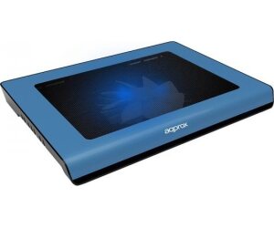 Laptop Cooler Pad 14'' 2 Leds Azul Approx