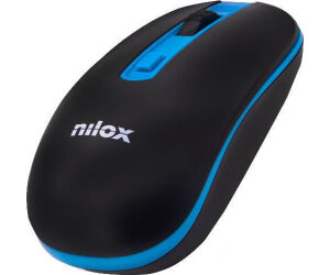 Raton Nilox Wireless Negro-azul 1.000 Dpi