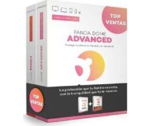 Antivirus panda advanced 2 dispositivos 1 ao+ family bundle caja