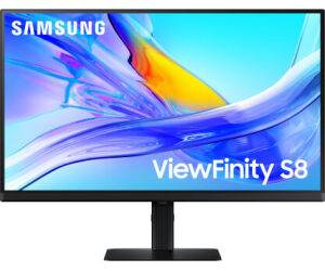 Monitor Profesional Samsung ViewFinity S8 S27D800UAU 27"/ 4K/ Regulable en altura/ Negro