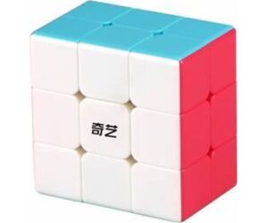 Cubo de rubik qiyi 3x3 stickerless o bordes negros