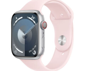 APPLE WATCH SERIES 9 CAJA ALUMINIO GPS+CELL 41mm CORREA DEPORTIVA LIGHT PINK M/L