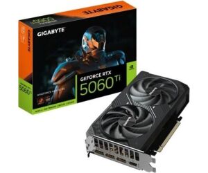 Tarjeta Gráfica Gigabyte GeForce RTX 5060 Ti WindForce Max OC/ 8GB GDDR7