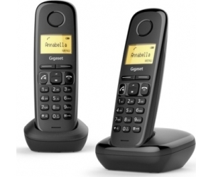 Teléfono inalámbrico A270 DUO Negro con manos libres