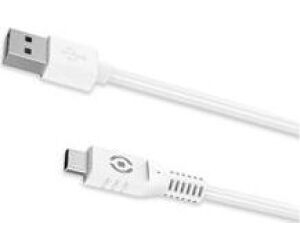 Cable Celly Usb A Tipo C Blanco 1m