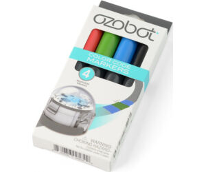 Rotuladores large markers ozobot colores negro rojo azul verde