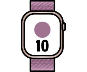 Apple Watch Series 10/ GPS/ 46mm/ Caja de Aluminio Oro Rosa / Correa Loop Deportiva Ciruela