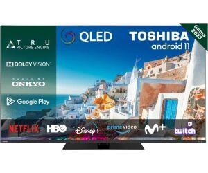 Toshiba Tv 65" 65qa7d63dg Uhd Qled Androidtv Peana