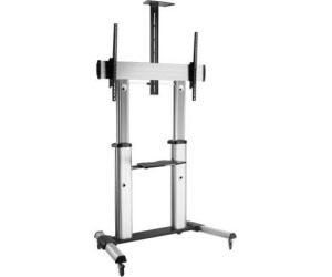 Soporte de Suelo Inclinable con Ruedas Fonestar STS-40106P para TV de 60-100"/ hasta 100kg