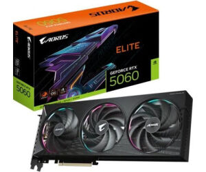 Tarjeta Gráfica Gigabyte AORUS GeForce RTX 5060 Elite/ 8GB GDDR7