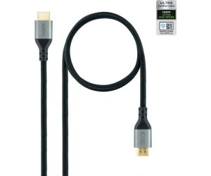 Cable HDMI 2.1 8K Nanocable 10.15.8101-L150/ HDMI Macho - HDMI Macho/ 1.5m/ Certificado/ Negro