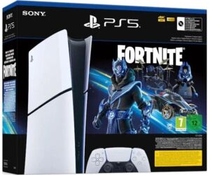 Consola ps5 sony playstation 5 digital slim 1tb chasis d + fortnite