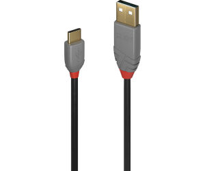 Lindy Cable Usb 2.0 Tipo A A C, Linea Anthra, 1m