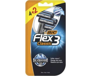 Cuchilla de Afeitar Bic Flex3 Classic/ 6 uds