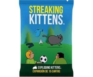 Juego de mesa pack expansion exploding kittens streaking kittens pegi 7