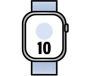 Apple Watch Series 10/ GPS/ 42mm/ Caja de Aluminio / Correa Loop Deportiva Azul Nube