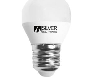Bombilla led silver electronic esferica decorativa 7w=70w -  e27 -  5000k -  620 lm -  luz blanca -  a+