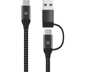 Cable USB 2.0 Duracell USB5023W/ USB Macho - MicroUSB Macho/ 2m/ Blanco