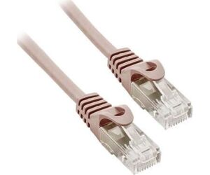 Cable Red Utp Cat6 Rj45 Phasak 0.25m Cu Gris
