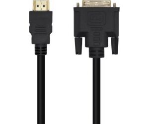Cable HDMI Aisens A117-0451/ DVI Macho - HDMI Macho/ 3m/ Negro