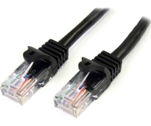 Startech Cable Ethernet 1m Utp Negro Cat5e Rj45 Pa