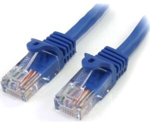Startech Cable Ethernet 1m Utp Azul Cat5e Rj45 Pat