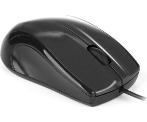 Raton con cable ngs mist - optico - 1000dpi - 2 botones + scroll -  ergonomico - usb - negro