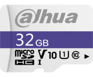 Dahua Microsd 32gb Microsd Card, Read Speed Up To 95 Mb/s, Write Speed Up To 25 Mb/s, Speed Class C10, U1, V10, Tbw 20tb (dhi-tf-c100/32gb)