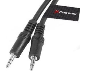 Cable de audio mini jack  3.5 mm m - m estreo de 3 m
