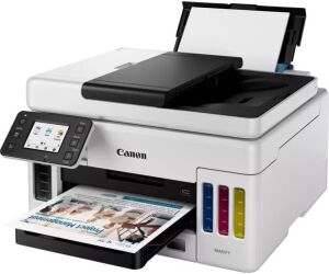Multifunción Recargable Canon MAXIFY GX6050 MegaTank WiFi/ Dúplex/ Blanca