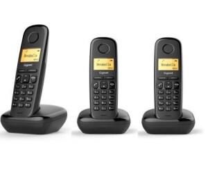 Teléfono inalámbrico A170 Trio Negro