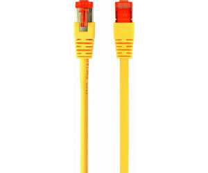 Cable Red S-ftp Gembird Cat 6a Lszh Amarillo 0,5 M