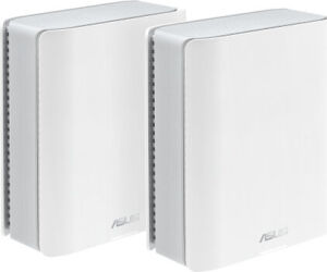 ASUS ZenWiFi BT8 (2-pack) Tribanda (2.4 GHz / 5 GHz / 6 GHz) Wi-Fi 7 (802.11be) Blanco 3 Interno