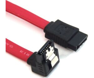 Pg Cable Datos Sata Acodado Con Anclajes Rojo - 1