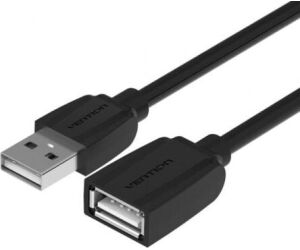 Cable USB 3.0 Vention VAS-A12-B025/ MicroUSB Macho - USB Macho/ 10W/ 5Gbps/ 25cm/ Azul y Negro