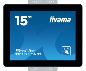 iiyama ProLite TF1515MC-B2 monitor pantalla táctil 38,1 cm (15") 1024 x 768 Pixeles Negro Multi-touch