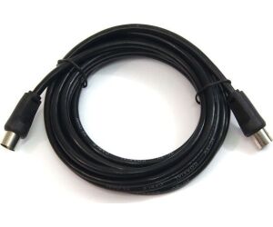 Cable Estreo Vention VAB-B06-B100-M/ Jack 3.5 Macho - Jack 3.5 Hembra/ 1m/ Negro