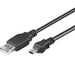 Cable Usb 2.0 A A B Mini M/m De 1,8 Metros.