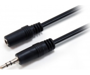 Cable audio equip mini jack 3.5mm macho - hembra 2.5metros