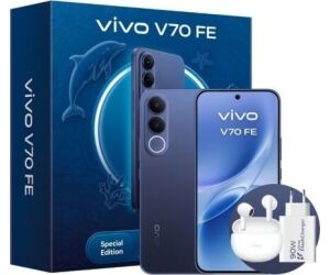 VIVO V70 FE 8Gb 256Gb Bundle Ch90w+ Buds3 Blue