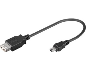 Cable Usb(a) 2.0 A Mini Usb(b) 2.0 Goobay 0.2m Negro